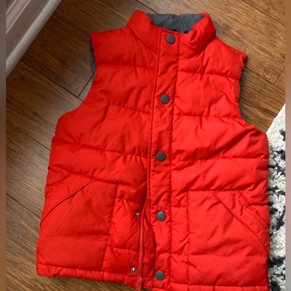 Gymboree red thermal vest.